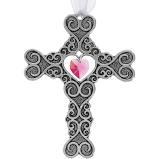Filigree Heart Cross Ornament - $20.00