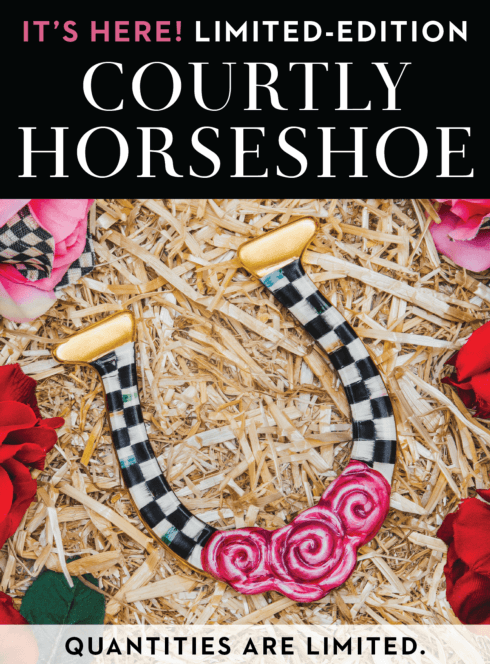 $148.00 Courtly Check Limited Edition Horseshoe --- LAST ONE!!!!!