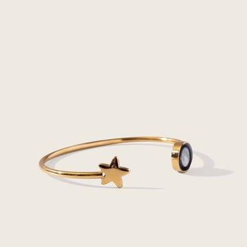 $79.00 Moonglow Gold star Cuff $79 --  Free shipping