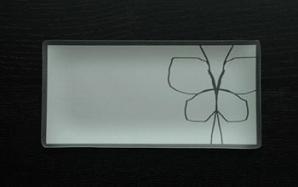 $40.00 Plate with purpose  5X10 Butterfly