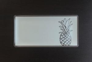 $35.99   Plate With Purpose Pineapple Plate  5"x10" Rectangle