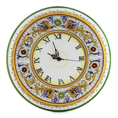 Deruta Of Italy Raffaellesco Large Round Wall Clock Price 298 00 In Scarsdale Ny From La Dentelliere