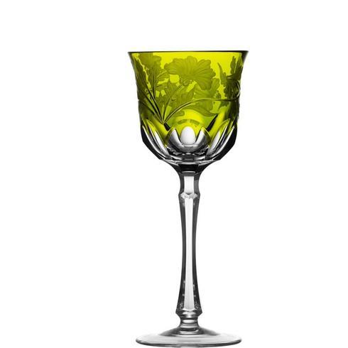 $298.00 Yellow/Green Wine Glass