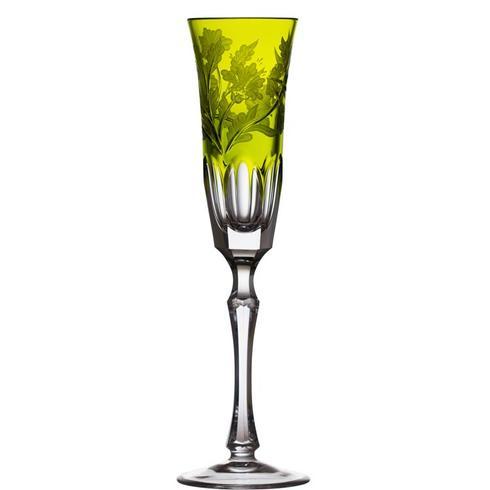 $298.00 Yellow/Green Champagne Flute