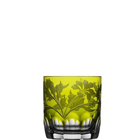 $298.00 Yellow/Green Double Old Fashioned Glass