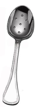 Couzon Stainless Steel Flatware Le Perle Pierced Serving Spoon $50.00
