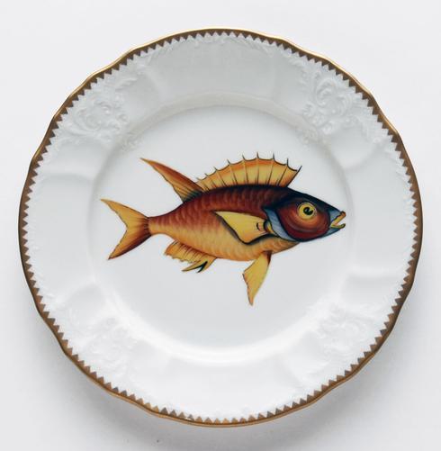 $372.00 Red/Yellow Salad Plate