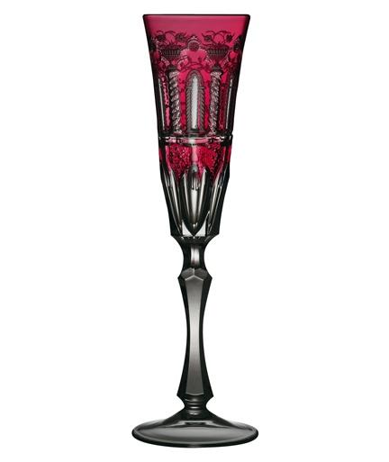 $380.00 Raspberry Champagne Flute