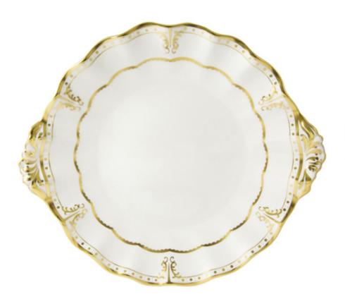 Royal Crown Derby  Elizabeth - Gold Cake Plate $285.00