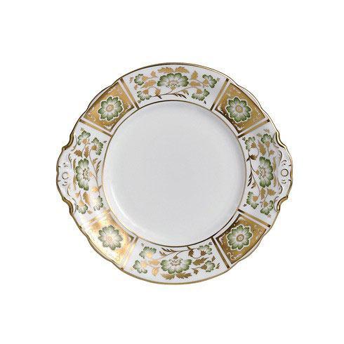 Royal Crown Derby  Derby Panel - Green Cake Plate $263.00
