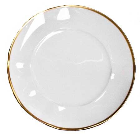Anna Weatherley  Simply Elegant Gold Salad Plate $43.00