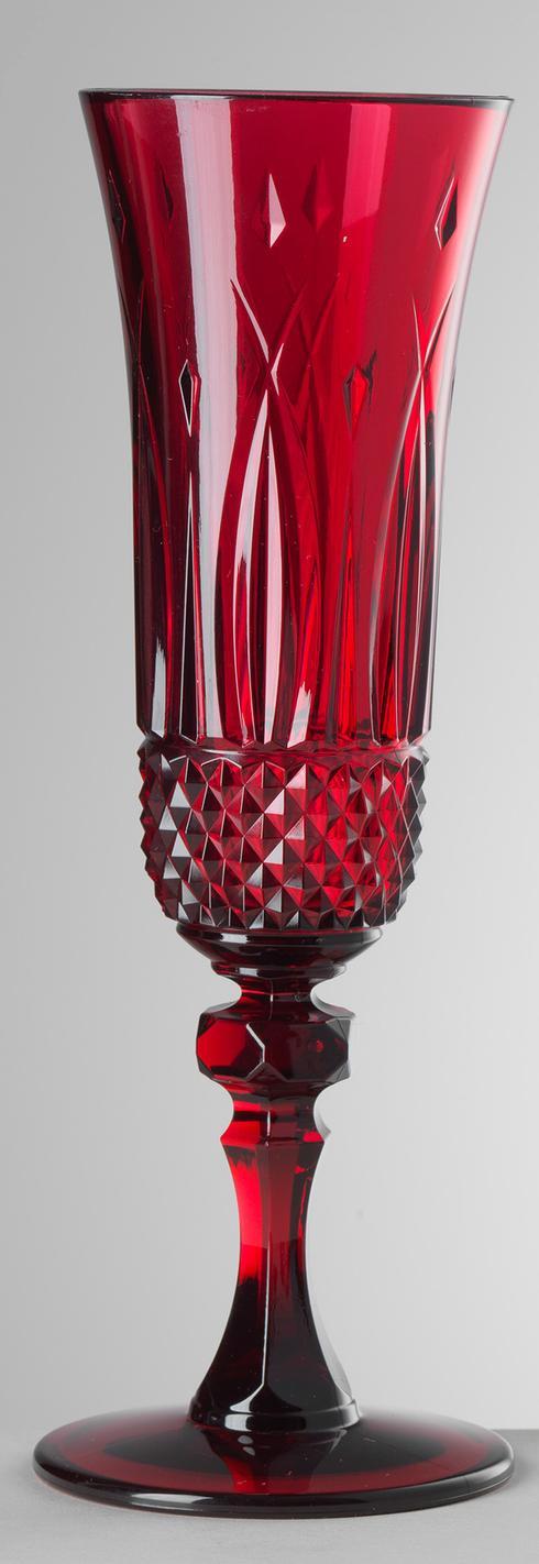$30.00 Ruby Champagne Flute