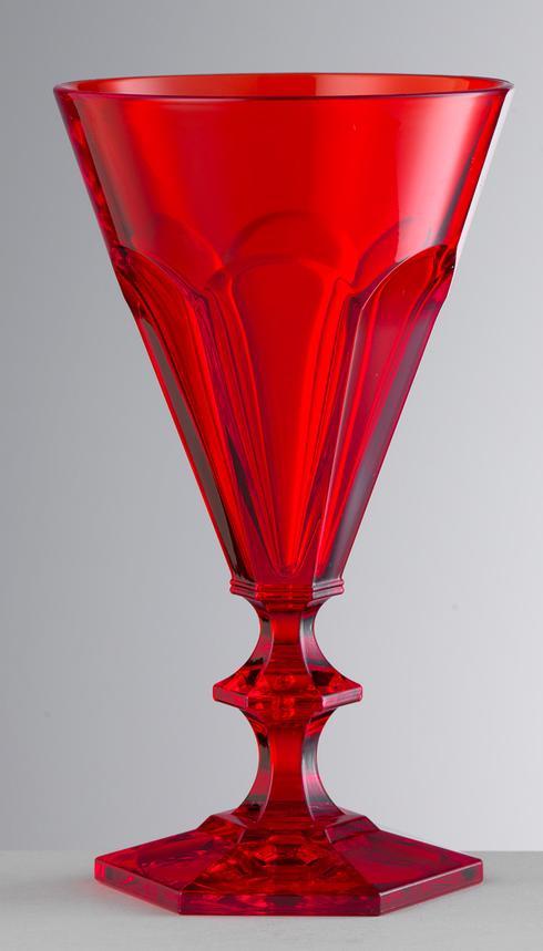$33.00 Red Water Glass