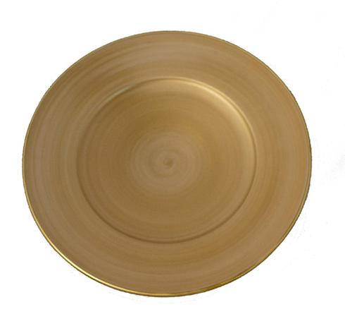 $118.00 Brushed Gold Charger