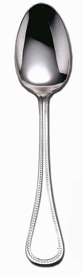 Couzon Stainless Steel Flatware Le Perle Serving Spoon $50.00