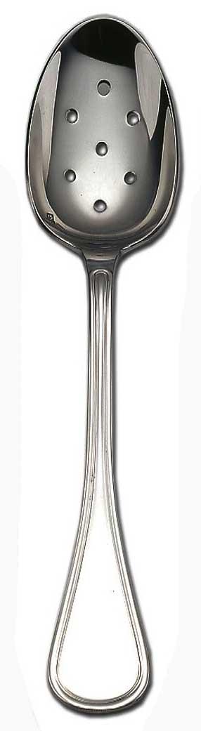Couzon Stainless Steel Flatware Lyrique Pierced Serving Spoon $50.00
