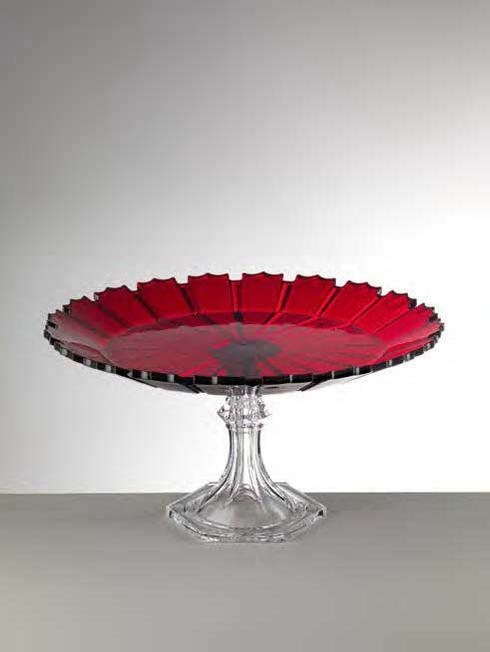 Red Cake Plate - $120.00