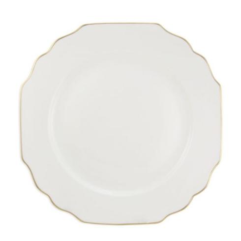 $63.00 Gold Georgian Dinner Plate no Monogram