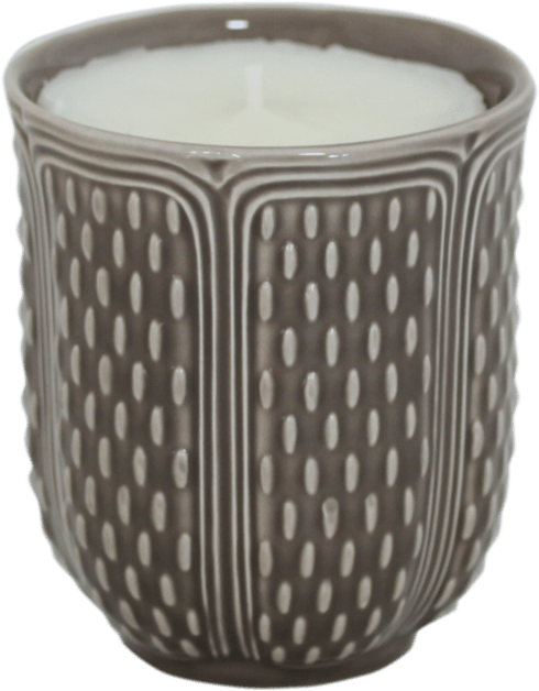 $57.00 Scented Candle Taupe