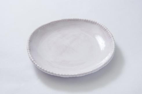 Elizabeth Clair\'s Unique Gifts  RELISH RELISH - Beaded Dinner Plate White $19.95