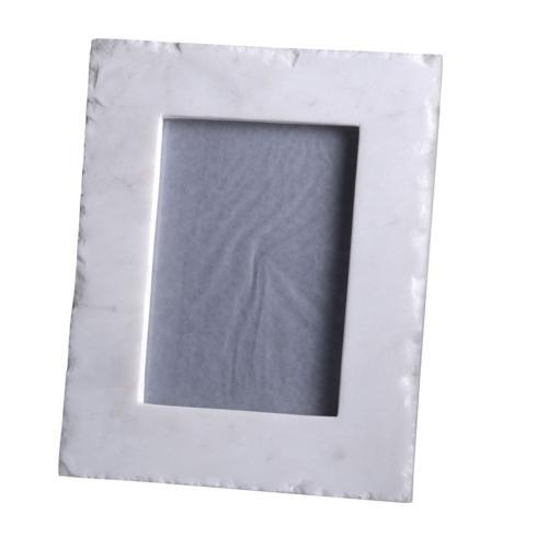 BIDKhome   White Marble Chipped Edge Photo Frame $37.95
