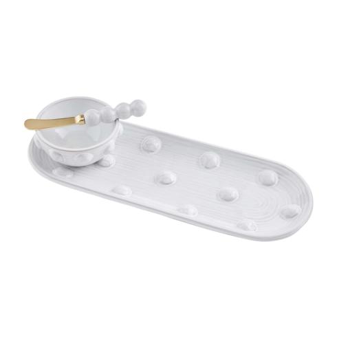 Mud Pie   DOTTED TRAY AND DIP BOWL SET $36.95
