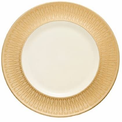 $129.95 Lenox Tuxedo 9" Accent Plate, ivory, gold