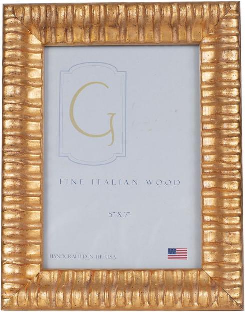 Elizabeth Clair\'s Unique Gifts  Frames Hudson Gold 5x7 Frame $46.95