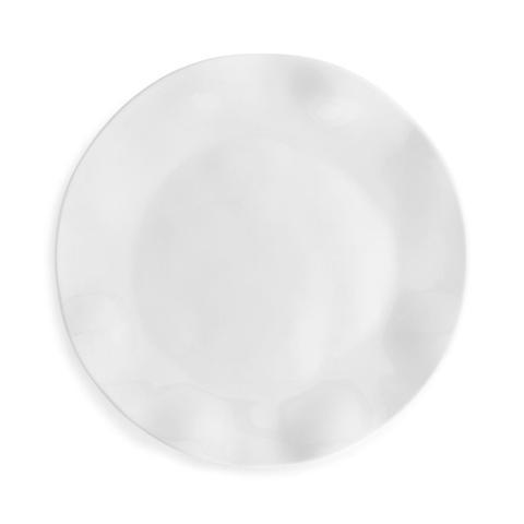 Q HOME   Ruffle White Melamine Round Dinner Plate $15.95