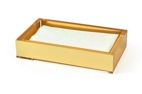 Tizo Designs   Tizo Licite &amp; Gold Bathroom Napkin Tray $48.95