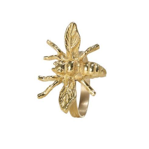 Elizabeth Clair\'s Unique Gifts   Bee Napkin Rings in Gold (each) $10.95