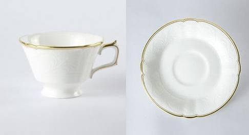 Elizabeth Clair\'s Unique Gifts   Royal Crown Derby Darley Abbey Pure - Gold Tea Cup &amp; Saucer $104.00