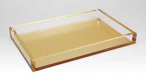 Tizo Designs   Tizo Lucite & Gold Tray  $65.95