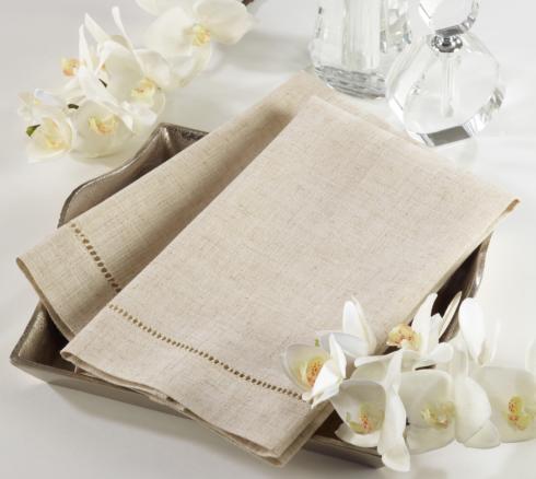 Saro Designs    plain hemstitch guest towel $7.95