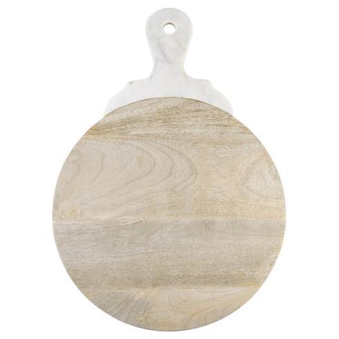 Elizabeth Clair\'s Unique Gifts   Wood Board with Marble Carved Handle $56.95