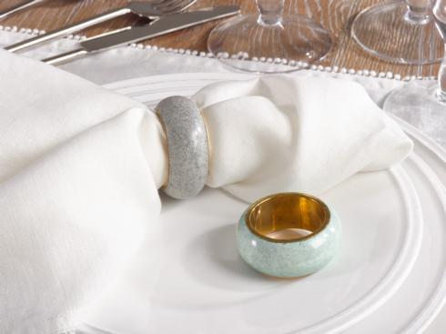 Saro Designs   Oyster Dome design napkin ring (Set of 4) $29.95