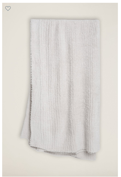 Barefoot Dreams  THROWS CozyChic® Almond Ribbed Throw $159.95