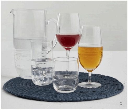 Elizabeth Clair\'s Unique Gifts   Tableau Monte Beverage Glass Short $8.95