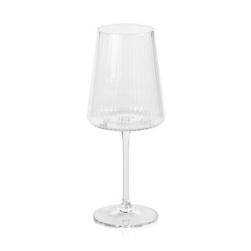 Zodax  Glasses Fluted Textured Wine Glass $15.95