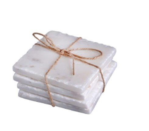 $23.95 Set of 4 Marble Square Coasters