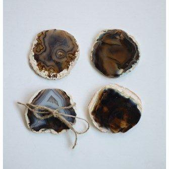 Creative Co-op   4” Round Agate Coster $37.95