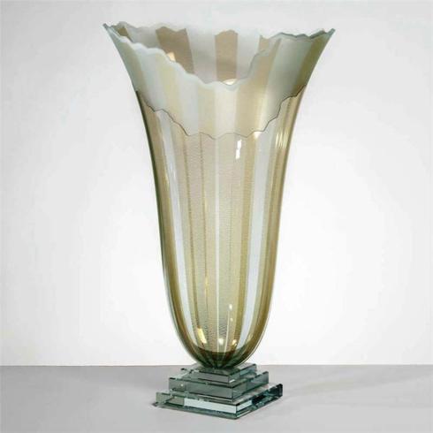 $750.00 Renaissance Oval Vase-Gold