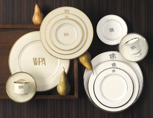 Pickard Signature  White with Platinum Bread & Butter Plate $43.00