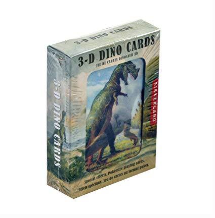 $11.99 Kikkerland 3D Dinosaur Playing Cards