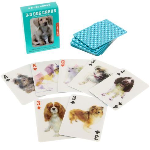 $11.99 Kikkerland 3D Dog Playing Cards