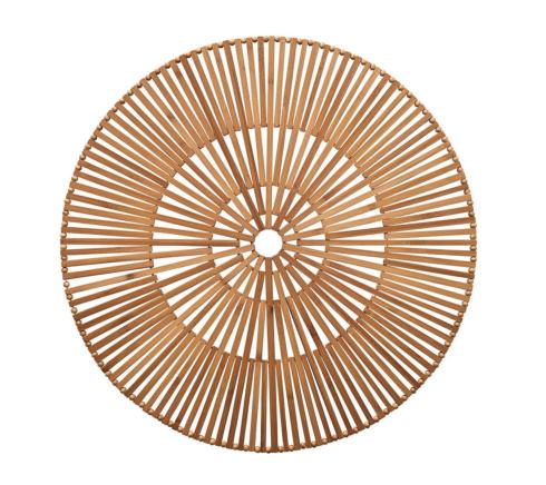 $44.00 SPOKE PLACEMAT IN BROWN