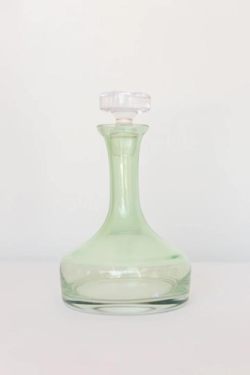 Gaines Jewelers Exclusives   ESTELLE COLORED DECANTER- VOGUE {MINT GREEN} $195.00
