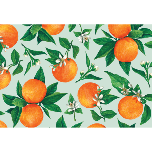 Gaines Jewelers Exclusives   Orange Orchard Placemat $29.95