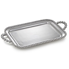Mariposa  String of Pearls Pearled Service Tray $179.00