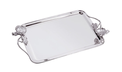 $2,550.00 Anemone-Belle Epoque Small Tray with Handles